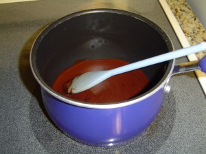 St. Patrick's Day Nanaimo Bars Preparation