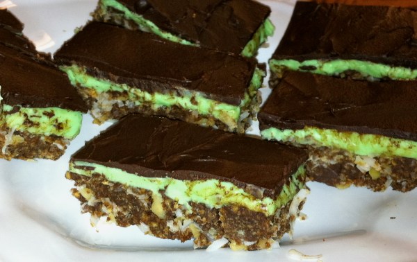 St. Patrick's Day Nanaimo Bars