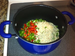 Peanut and Tomato Stew Preparation