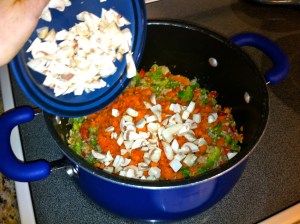 Peanut and Tomato Stew Preparation