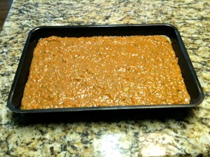 Patriotic Carrot Cake Preparation
