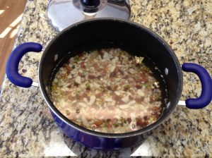 Soak the beans overnight. Drain and rinse.